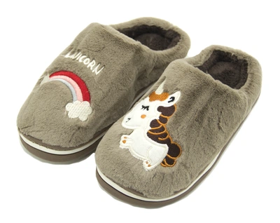 Тапочки для дівчинки Lion Темно-бежевий (W-633 d-beige (31-32 (Устілка 19 см))