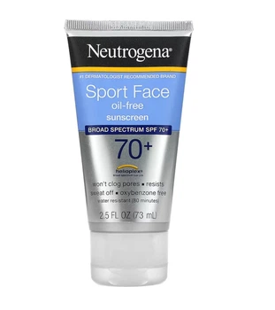 Солнцезащитное средство для лица Neutrogena, Ultra Sheer Sport Face без масла, SPF 70+, 73 мл