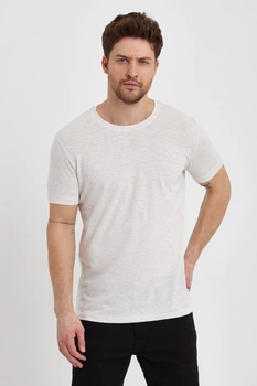 Футболка однотонная Trend Collection BAT 2093-1 бежевый (BEJ MELANJ) 3XL