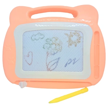 Доска цветная для рисования игрушка персиковая Tablet Drawing