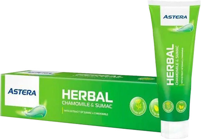 Зубная паста Aroma Astera с травами Ромашки и Сумахи 110 мл (3800013515112)