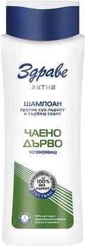 Шампунь Aroma Zdrave Active против перхоти и зуда кожи головы с маслом чайного дерева 390 мл (3800013521892)
