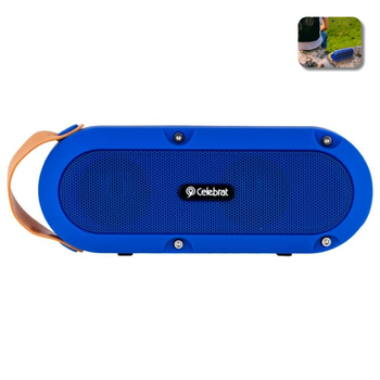 Портативная беспроводная Bluetooth колонка Celebrat SP-5 TF card micro usb Синяя