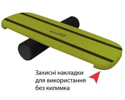 Балансборд SwaeyBoard Зелений 10 см валик