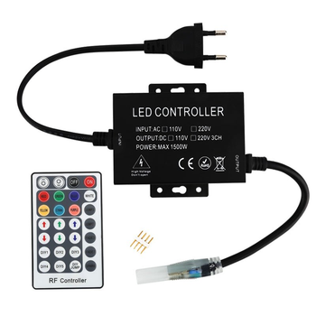 Контролер 220V NEON RGB 10х20 - AC-2 (1500W; RF; 28K) 402031