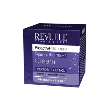 Регенеруючий нічний крем Revuele Пептиди та Ретинол Bioactive 50 мл 3800225902526