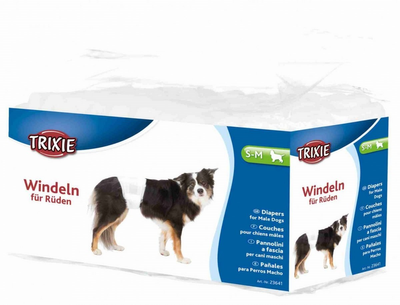 Памперси для собак (кобелів) Trixie 23641 30-46 см 12 шт (4011905236414)