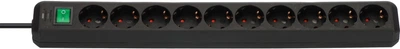 Przedłużacz Brennenstuhl Eco-Line 10 gniazd 3 m Black (1159300010)