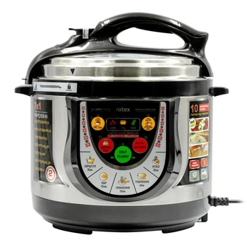 Мультиварка-скороварка Rotex REPC53-B 5 л, 900 Вт, черная(TO-16271-TO)