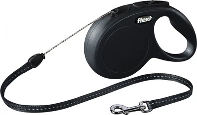Smycz automatyczna FLEXI New Classic S 8m czarna (4000498022726)