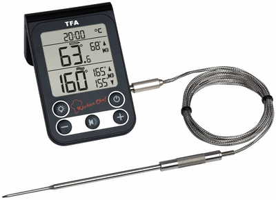 RenGard RG-16 Cooking Digital Probe Meat Thermometer with Alarm