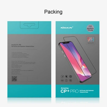 Защитное стекло Nillkin (CP+PRO) для Apple iPhone 12 Pro / 12 (6.1") Черный