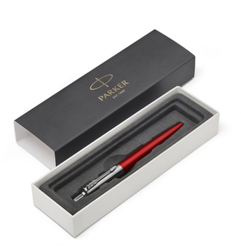 Ручка кулькова Parker Jotter 17 Kensington Red CT BP Синя Червоний корпус (16 432)