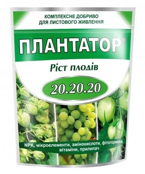 Плантатор рост плодов 20:20:20 1кг.