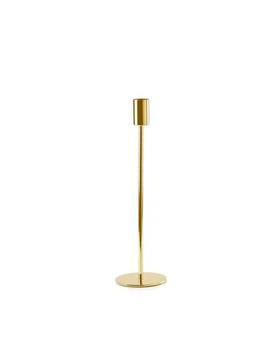 Подсвечник REMY-DECOR золотой на длинной ножке с держателем 29 см 1шт