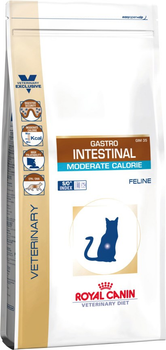 Sucha karma dla dorosłych kotów Royal Canin Gastro Intestinal Moderate Calorie Cat 4 kg (3182550771306)