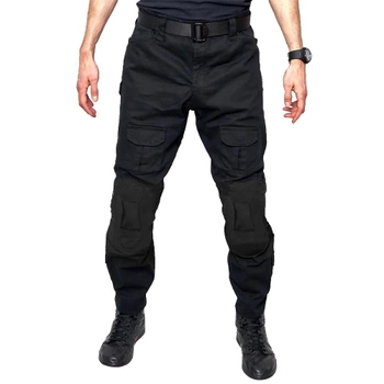 Тактические штаны Lesko B603 Black 36 размер брюки мужские милитари камуфляжные с карманами (F_4257-12580)