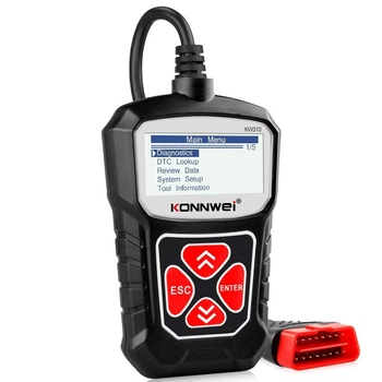 Диагностический автосканер Konnwei kw310 для чтения и удаления кодов ошибок двигателя