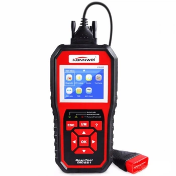 Диагностический сканер Konnwei kw850 ODB2 цветной экран 2.8"