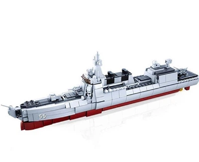 Конструктор SLUBAN M38-B0700 военный корабль (618 деталей)
