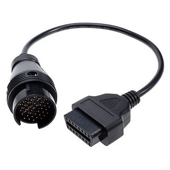 Переходник Autocom OBD2 Mercedes Benz 38 pin для подключения диагностики (Autocom, Delphi) к авто (38pin - 16pin) Полная распиновка