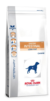 Sucha karma dla psa Royal Canin Gastro Intestinal Low Fat z ograniczoną zawartością tłuszczu na zaburzenia trawienia u psów 12 kg (3182550771177) (39321201)