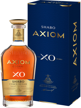Коньяк України Shabo Axiom XO 0.5 л 40% в подарочной упаковке (4820254571103)