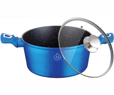 Кастрюля с крышкой Meisterklasse Royal Blue Edition MK-1045-20 20 см 2.1 л 3814768