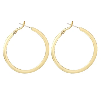 Серьги от дизайнеров Rigan 138709 4см*40мм Золотой