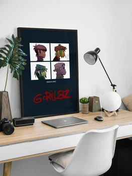 Постер в рамці Gorillaz - Demon Days / Горіллаз / Горілаз