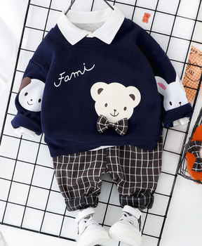Костюм двійка Fami Темно-синій 73см 6149