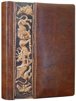 Ежедневник кожаный Скифы коричневый А5 Maple 0242