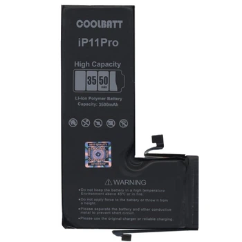 Батарея CoolBatt для iPhone 11 Pro (усиленная) 3550mAh Original (PRC)