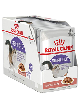 Вологий корм для стерилізованих кішок ROYAL CANIN Sterilized шматочки в соусі 12х85г (9003579311295)