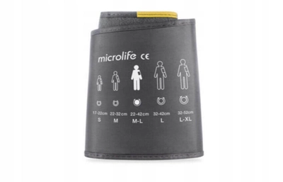 Манжета оригинал Microlife 22-42см для автоматических и полуавтоматических тонометров с одной трубкой серая