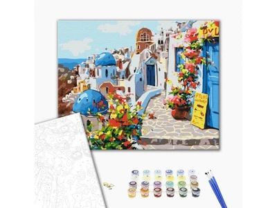 Картина по номерам Лето Санторини, Brushme (40х50 см), BS22383