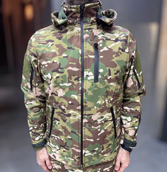 Тактична куртка Special, Softshell, Мультикам, розмір M, демісезонна флісова куртка для військових софтшелл
