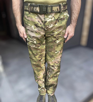 Брюки зимние тактические софтшелл флисовые Accord, размер XXL, Мультикам, утепленные брюки для военных