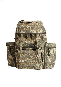 Рюкзак тактичний 40-50 літрів об'єм для штурмовий військовий рюкзак, водовідштовхувальний cordura піксель-олива