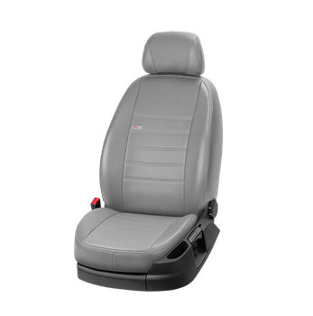 Авточохли на сидіння EMC-Elegant Eco Lazer для Mini Hatch III (F56) 2013-2018 хетчбек 3 дв. (Cooper S, USA) сірий