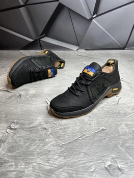 Мужские черные тактические кроссовки из высококачественного натурального нубука размер 40