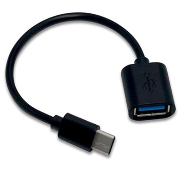 Переходник Value S0808 USB3.1 Type-C - USB 3.0 OTG 0.2м OEM черный