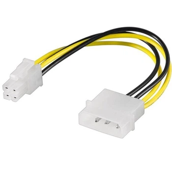 Кабель живлення для процесора Value S0719 Molex M - 4 pin F 0.2м