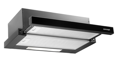 Висувна витяжка 60 cm Concept OPV3560bc BLACK