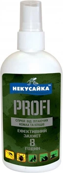 Лосьон-спрей "НЕКУСАЙКА PROFI" комаров и клещей, 100 мл.