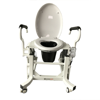 Кресло для туалета c подъемным устройством и подставным судном MIRID LWY002