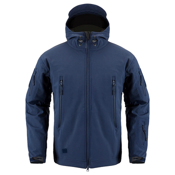 Тактична куртка / вітровка Pave Hawk Softshell navy blue (темно-синій) XL
