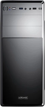 Корпус 1stPlayer A2-400PLS Black 400W-12cm