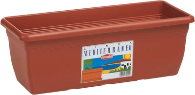 Вазон прямокутний Stefanplast Mediterraneo 40 x 20 x 16 см Теракотовий (79945)