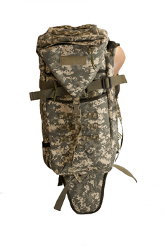 Тактичний рюкзак снайпера 40 літрів об'єм, штурмовий військовий рюкзак, водовідштовхувальний cordura піксель-олива